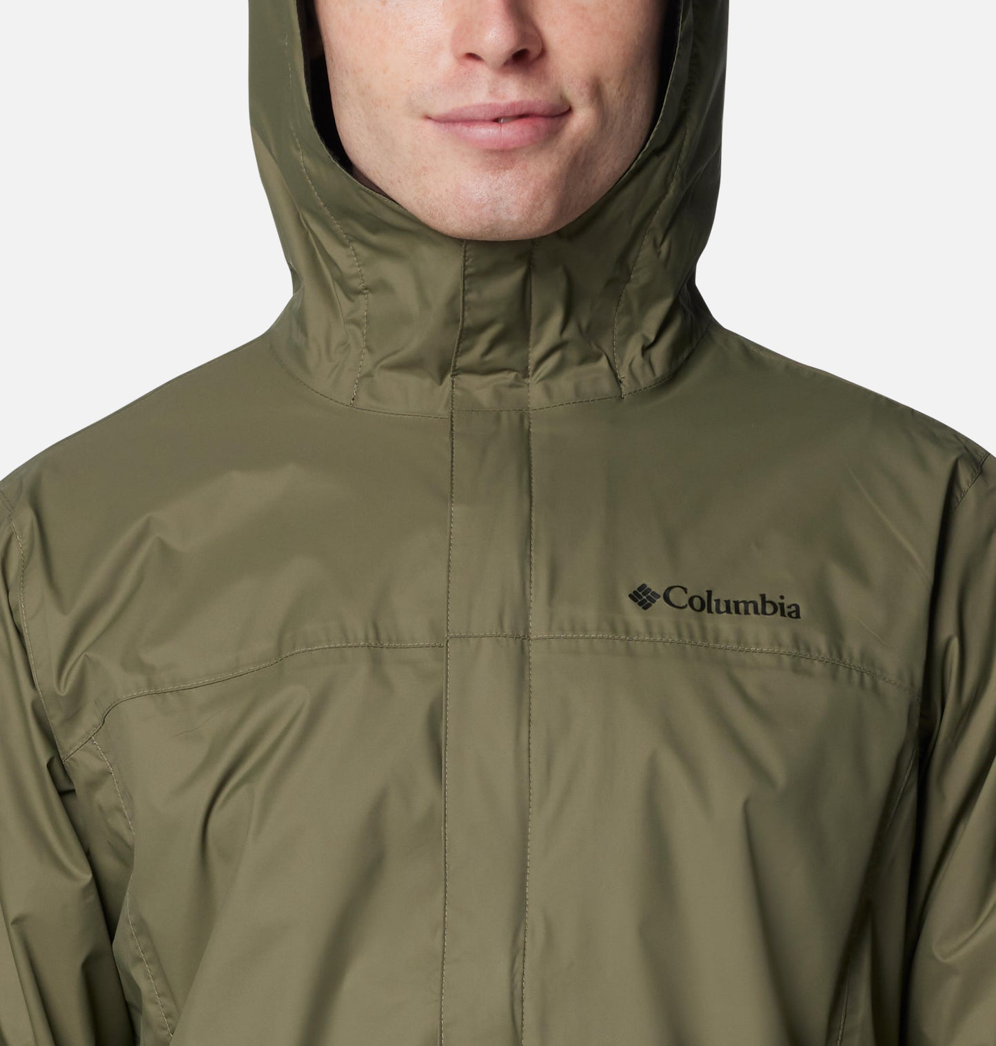 Columbia Mens Green Omni-Tech Watertight II Rain Jacket