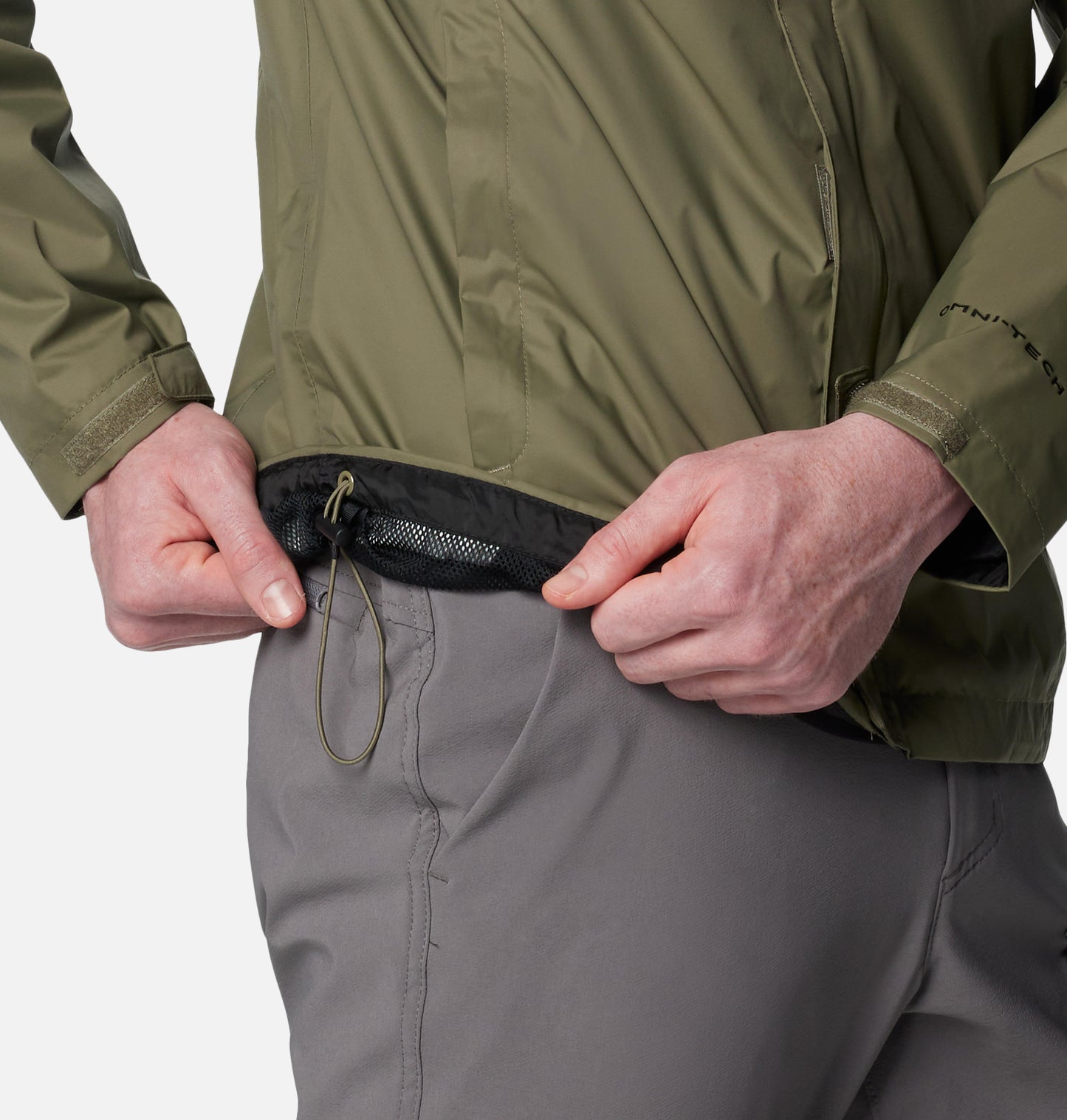 Columbia Mens Green Omni-Tech Watertight II Rain Jacket