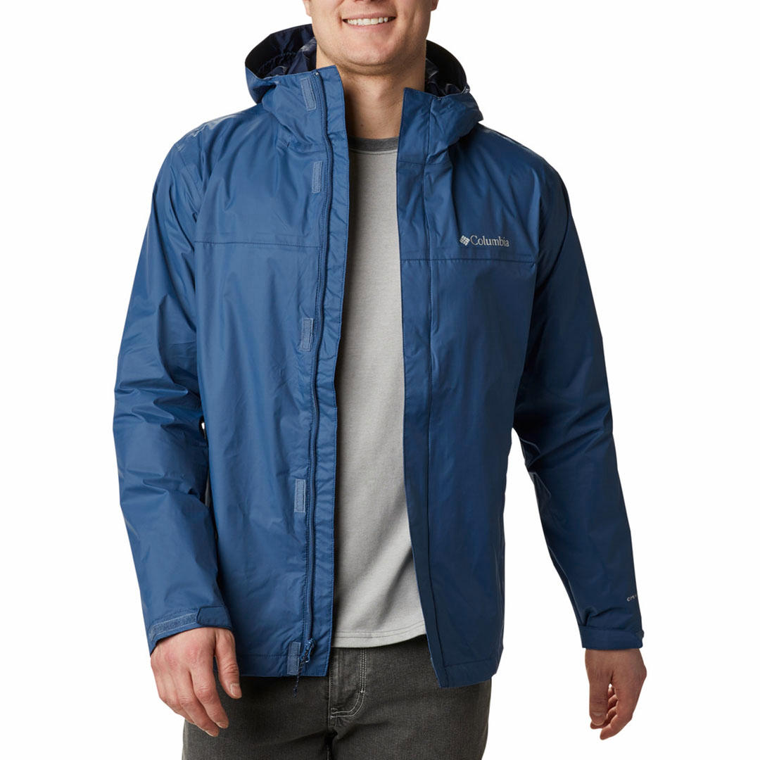 Columbia Men Navy Blue Watertight II Rain Jacket