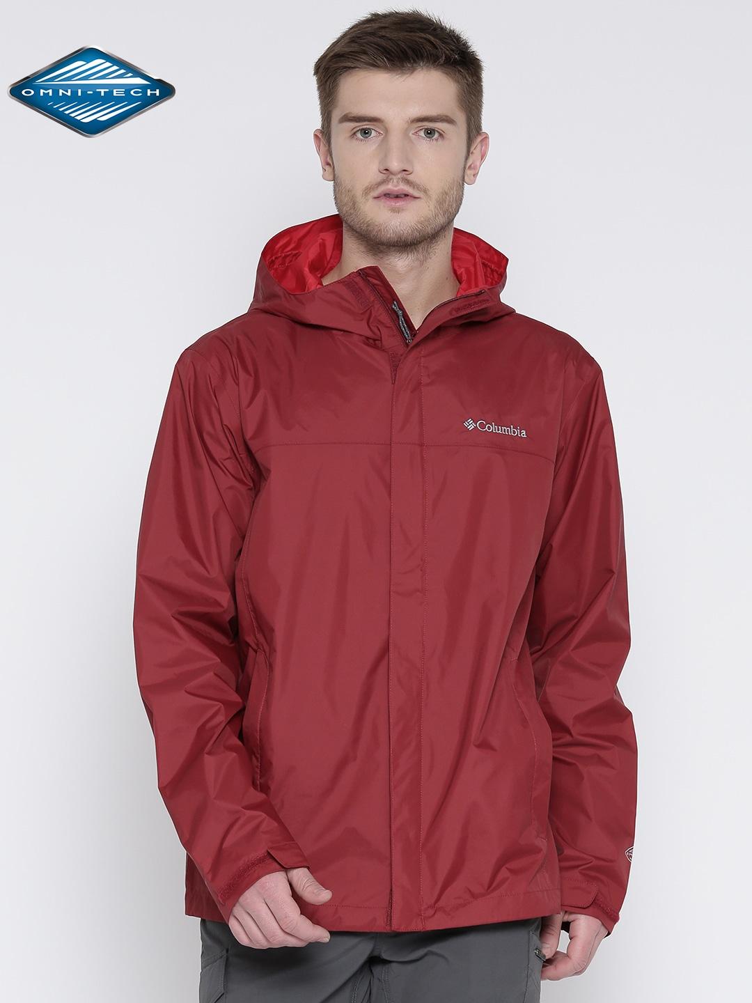 Columbia Men Maroon Watertight II Rain Jacket