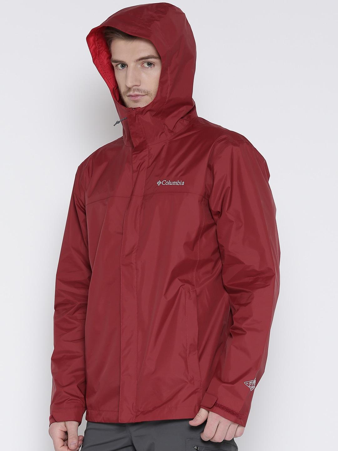 Columbia Men Maroon Watertight II Rain Jacket