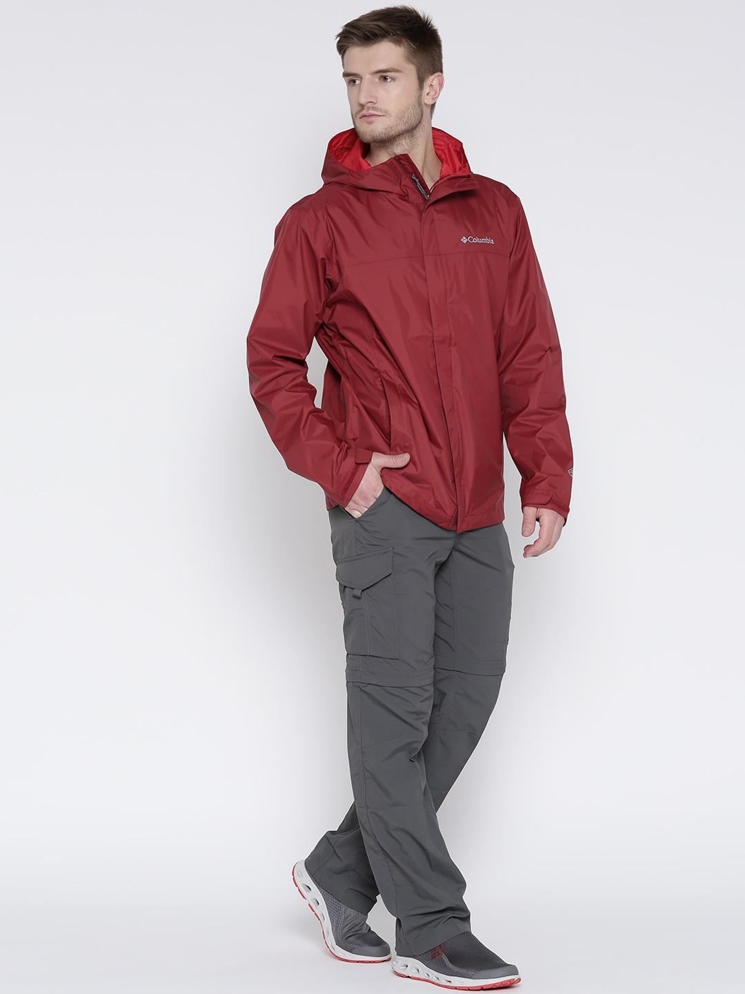 Columbia Men Maroon Watertight II Rain Jacket