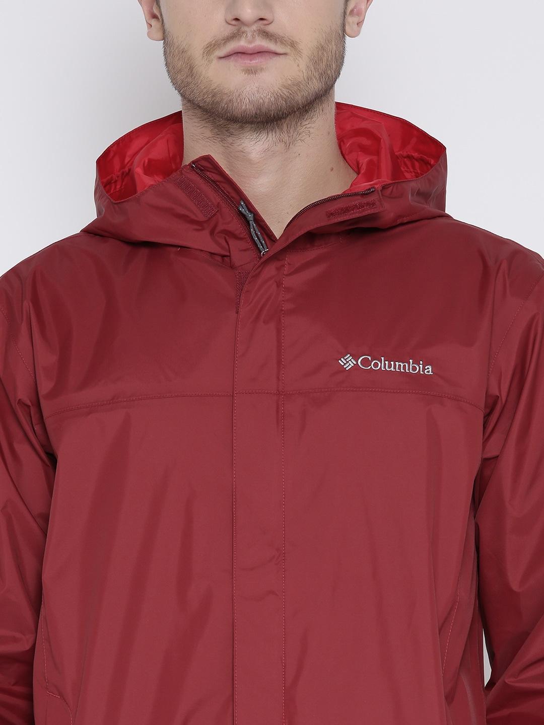 Columbia Men Maroon Watertight II Rain Jacket