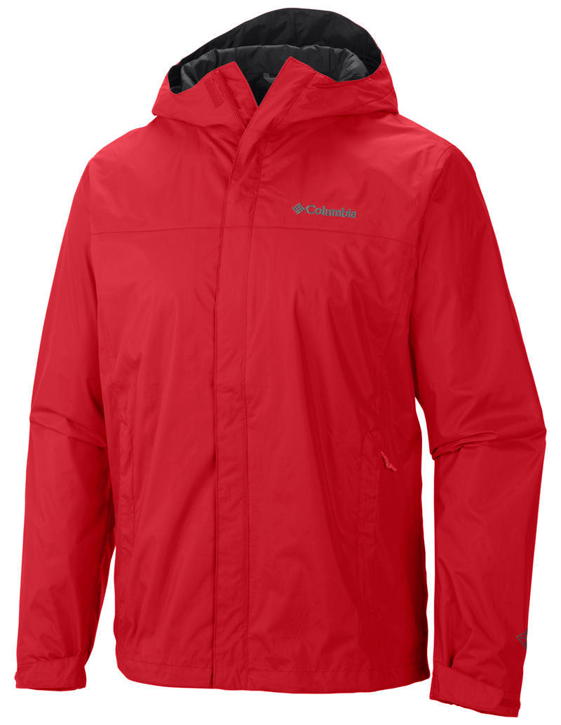 Columbia Men Red Watertight II Rain Jacket