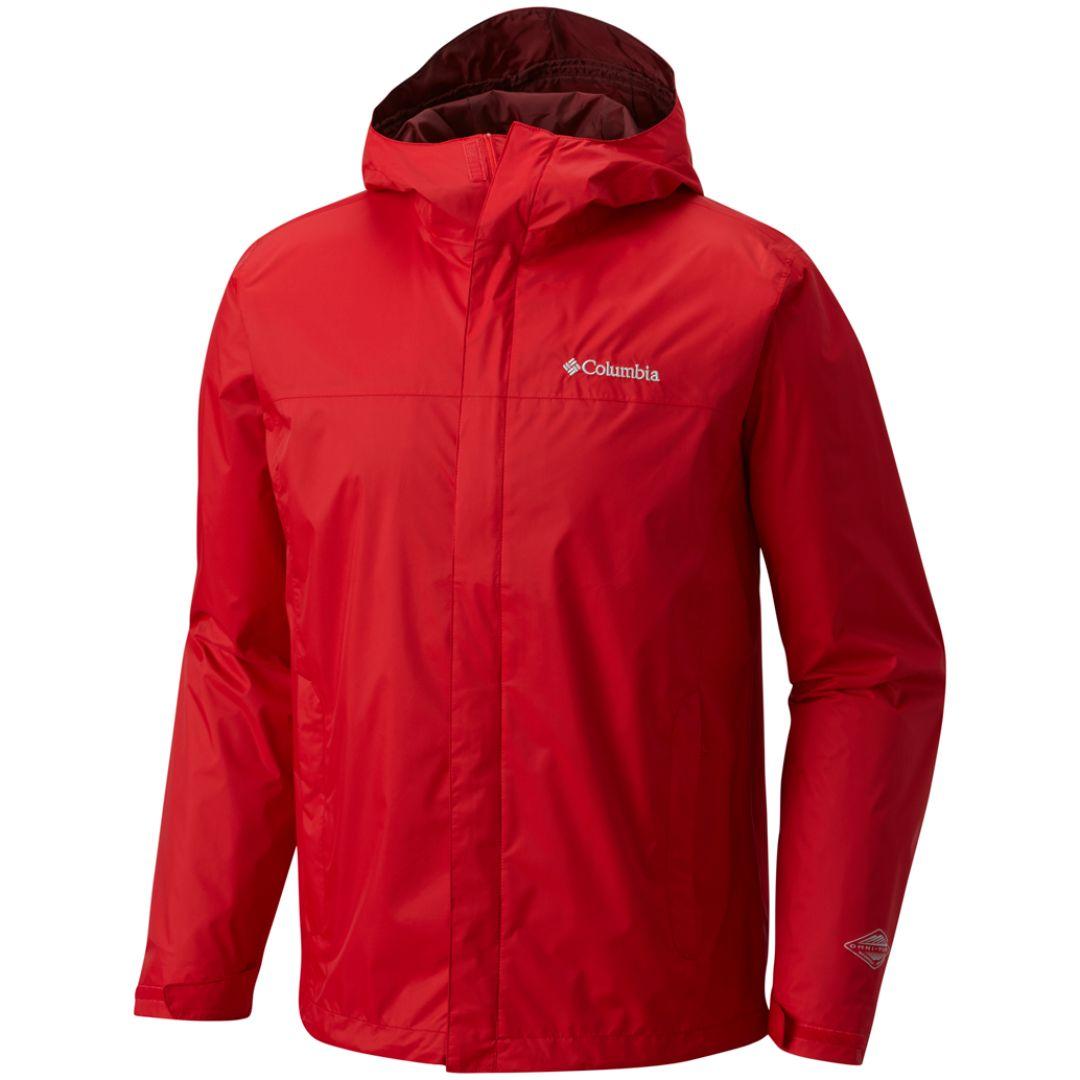 Columbia Men Red Watertight II Rain Jacket