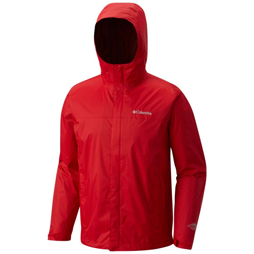 Columbia Men Red Watertight II Rain Jacket