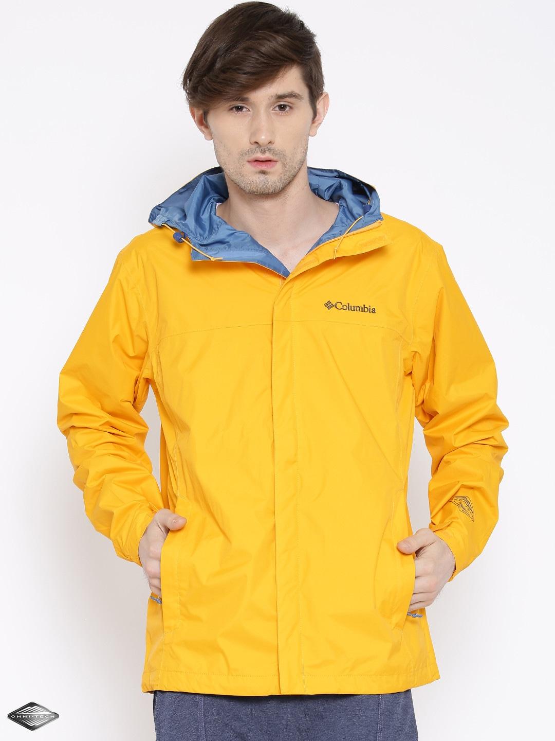 Columbia Men Yellow Watertight II Rain Jacket