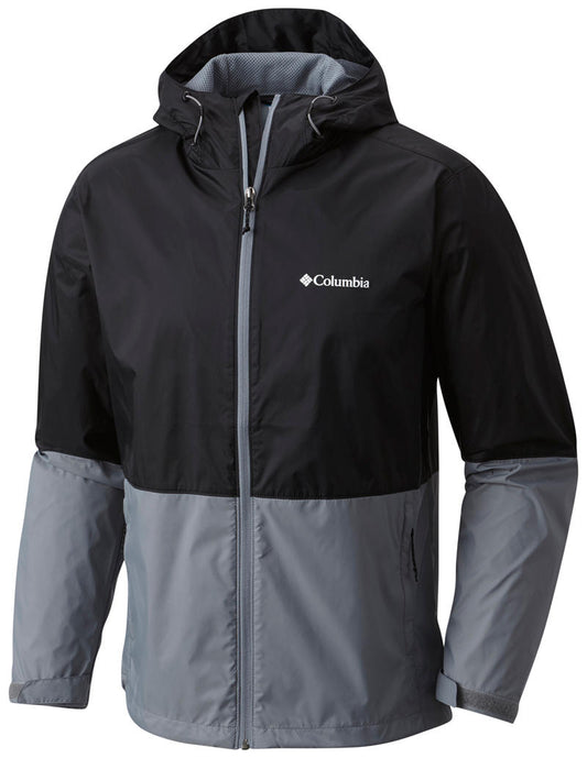 Columbia Men Black Roan Mountain Rain Jacket