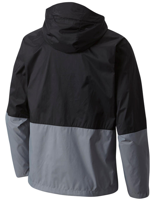 Columbia Men Black Roan Mountain Rain Jacket