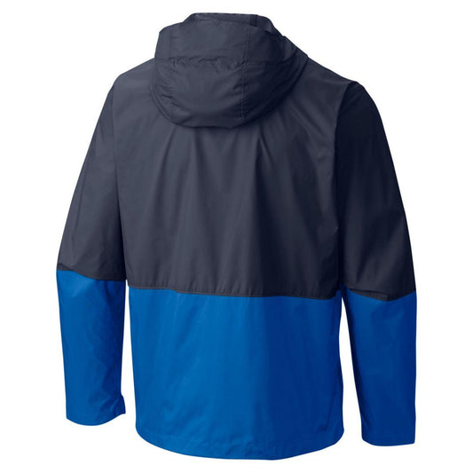 Columbia Men Blue Roan Mountain Rain Jacket