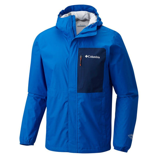 Columbia Men Blue Summit Sleeker Rain Jacket