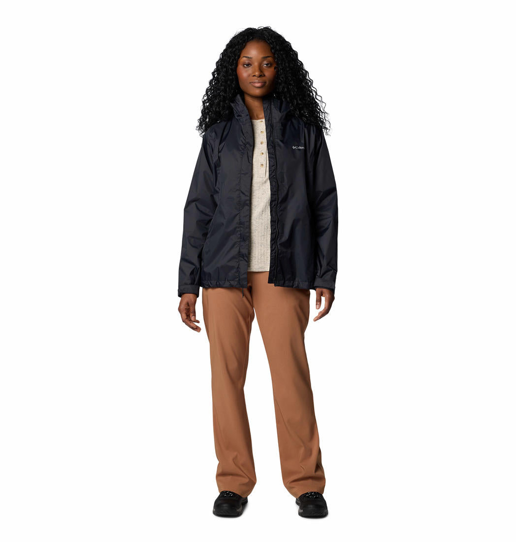 Columbia Womens Black Arcadia II Rain Jacket