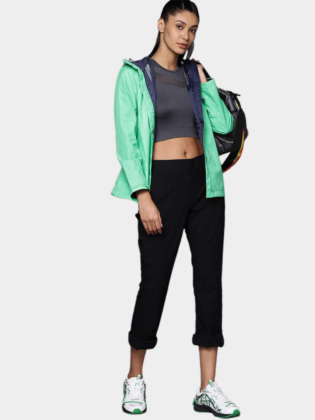 Columbia Women Blue Arcadia II Rain Jacket