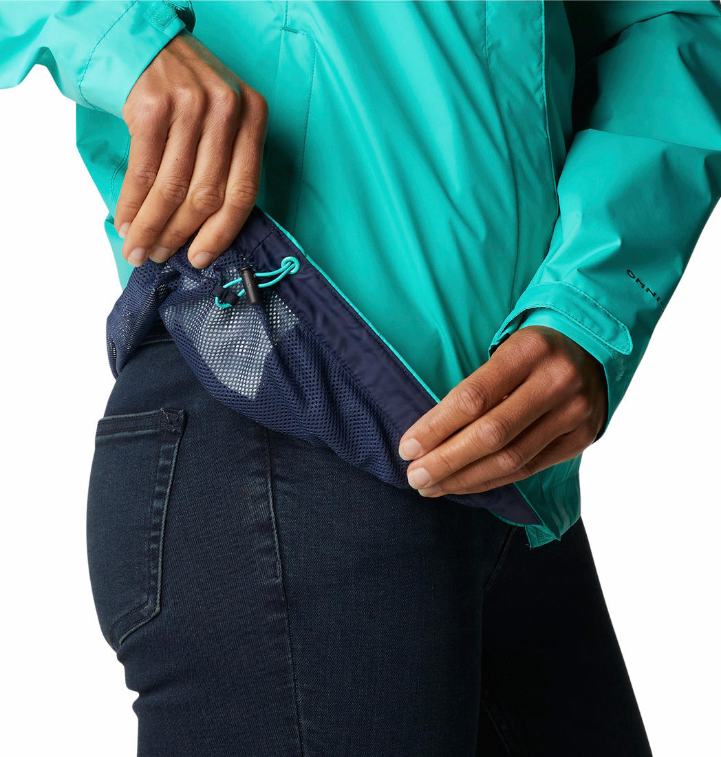 Columbia Women Blue Arcadia II Rain Jacket