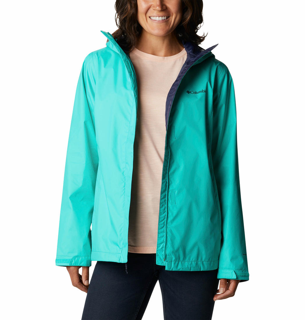 Columbia Women Blue Arcadia II Rain Jacket