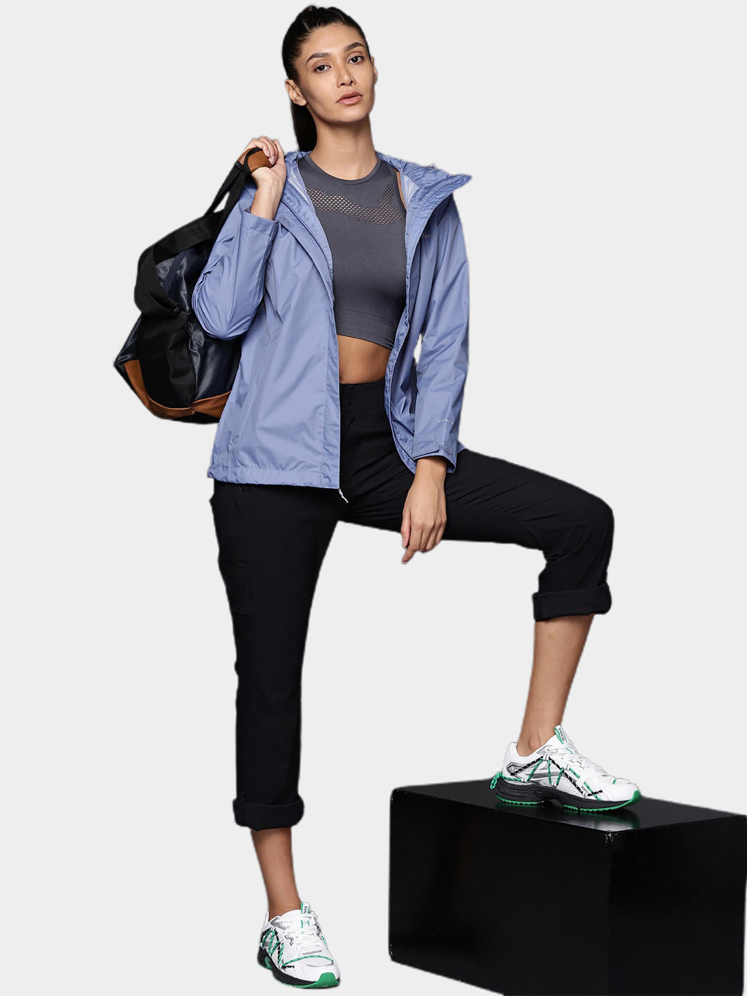 Columbia Women Blue Arcadia II Rain Jacket