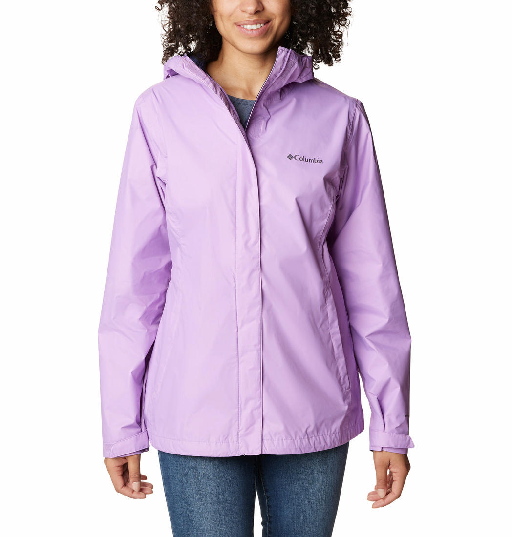 Columbia Women Purple Arcadia II Rain Jacket