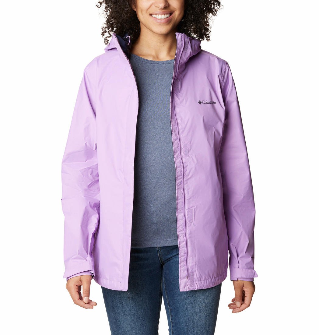 Columbia Women Purple Arcadia II Rain Jacket