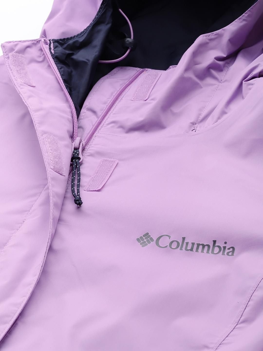 Columbia Women Purple Arcadia II Rain Jacket