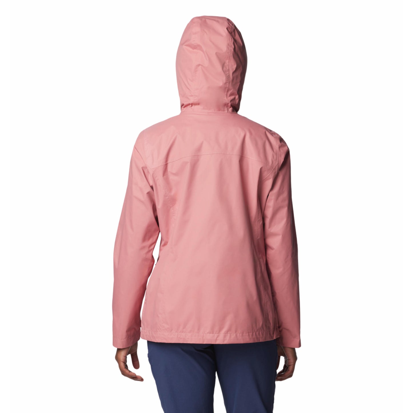 Columbia Women Pink Omni-Tech Arcadia II Hooded Rain Jacket (Waterproof)