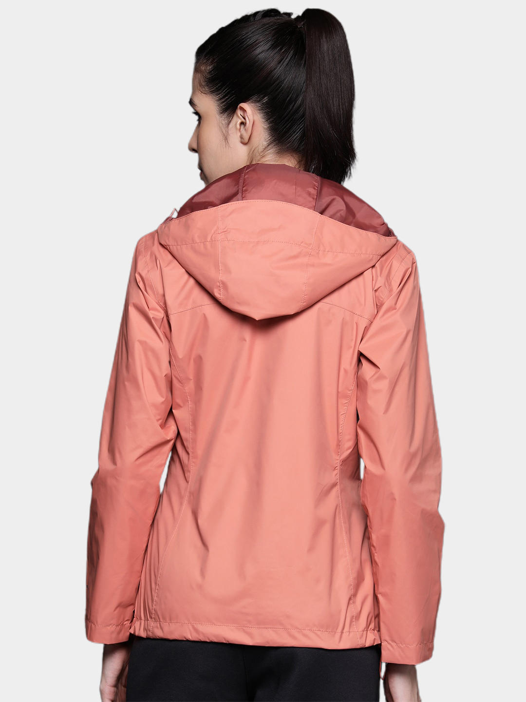 Columbia Women Peach Arcadia II Rain Jacket