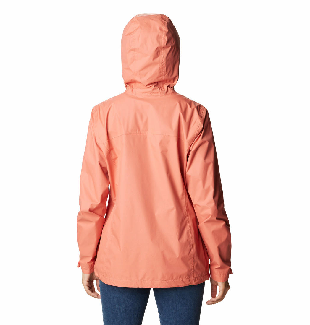 Columbia Women Peach Arcadia II Rain Jacket