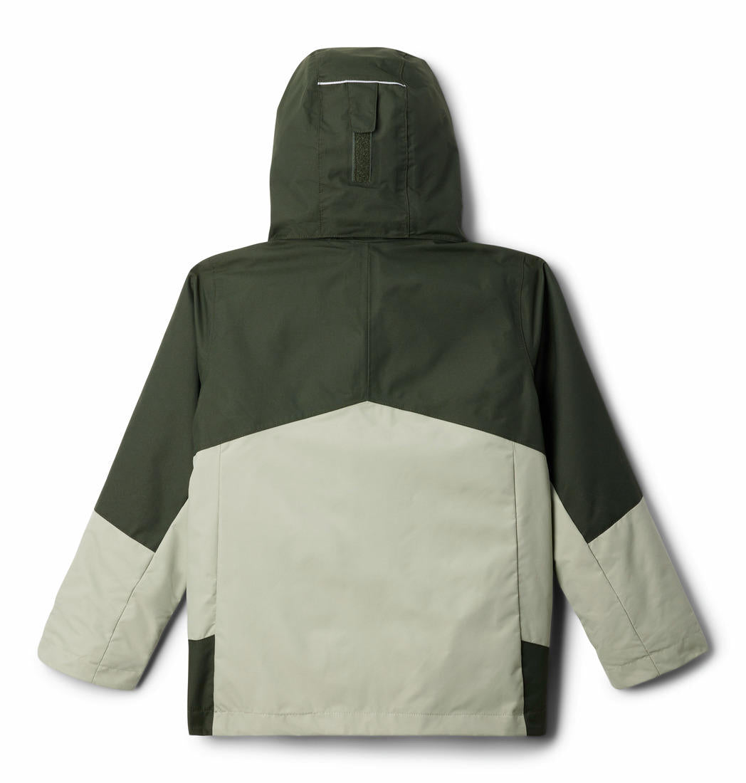 Columbia Kids Boys Green Bugaboo III Fleece Interchange Jacket