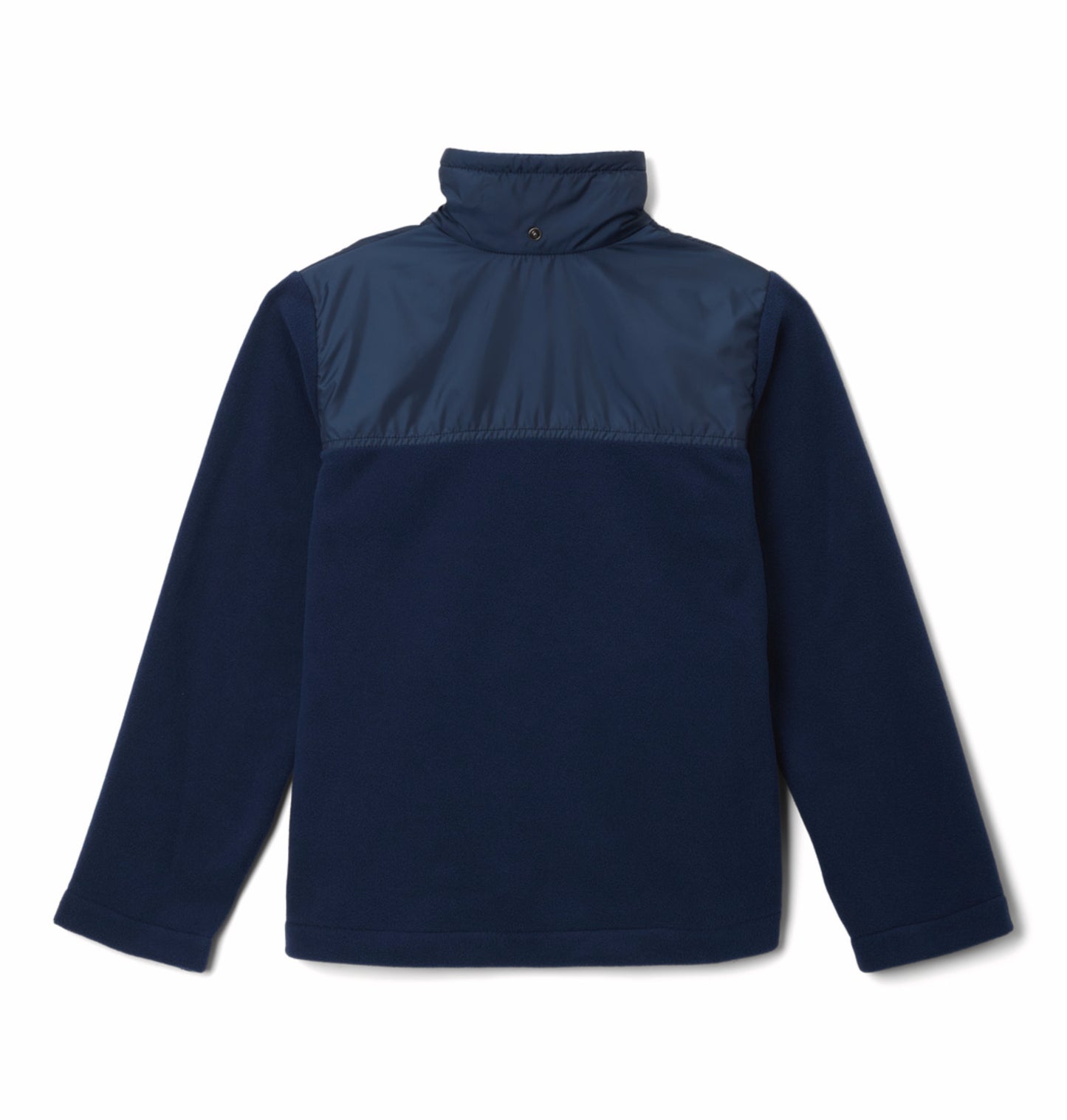 Columbia Kids Boys Navy Blue Omni-Heat Reflective Bugaboo III Fleece Hooded Interchange Jacket