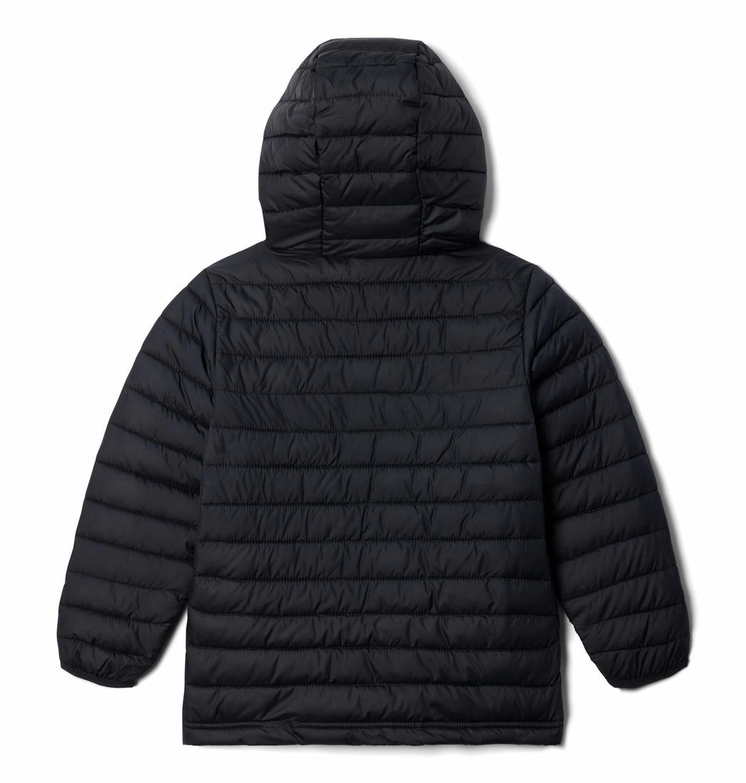 Columbia Kids Boys Black Powder Lite II Hooded Jacket