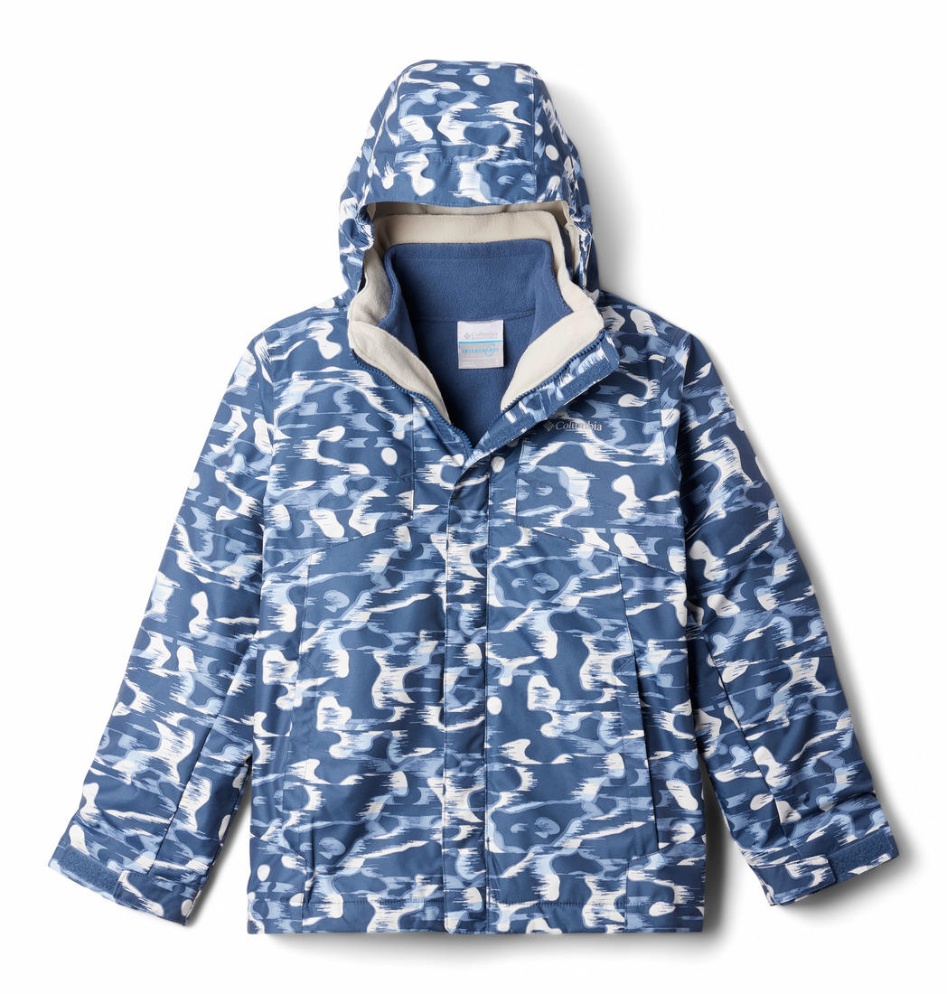 Columbia Kids Boys Blue Bugaboo III Printed Fleece Interchange
