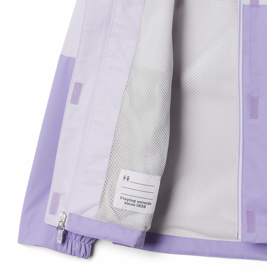 Columbia Kids Girls Purple Hikebound Jacket Waterproof