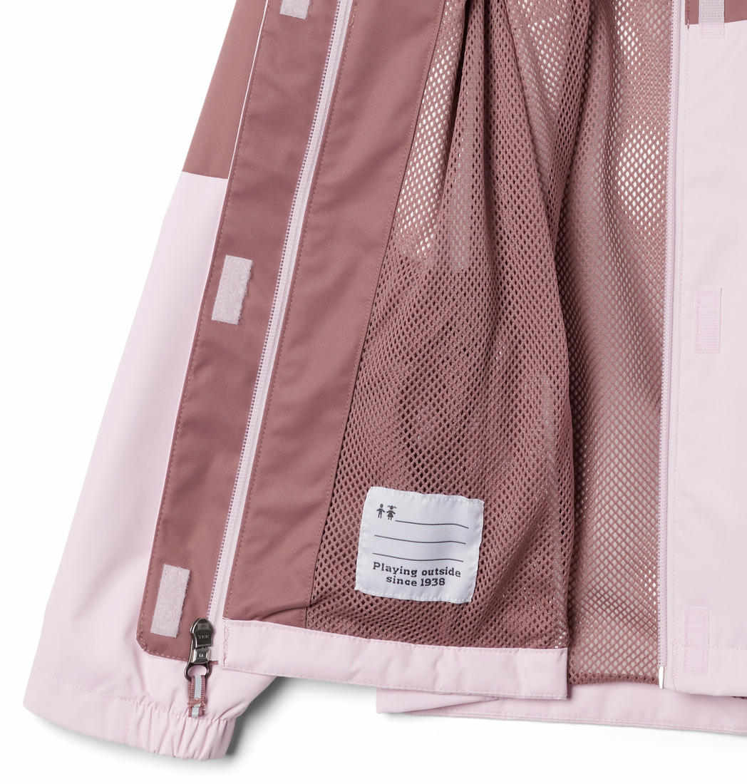 Columbia Kids Girls Red Hikebound Jacket Waterproof
