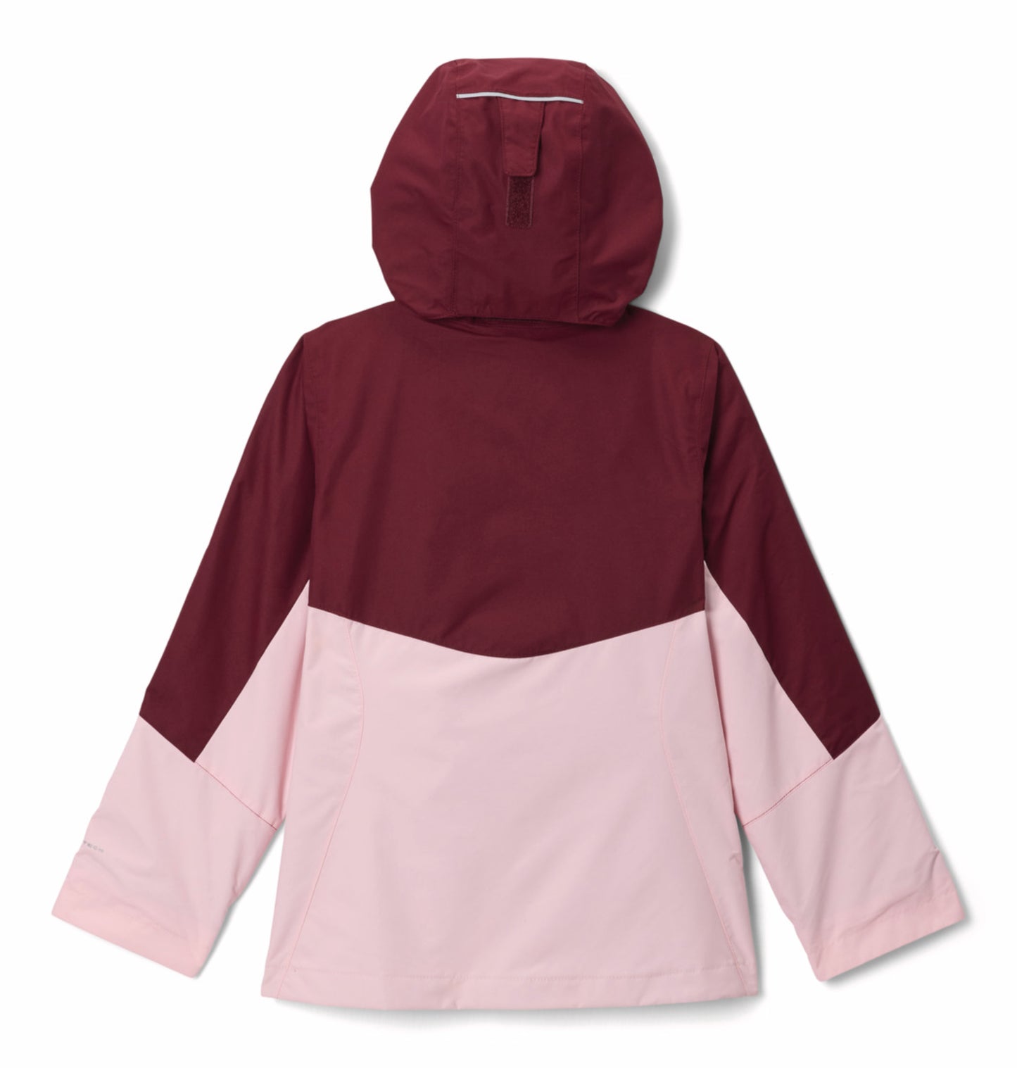 Columbia Kids Girls Pink Omni-Heat Reflective Bugaboo III Fleece Hooded Interchange Jacket