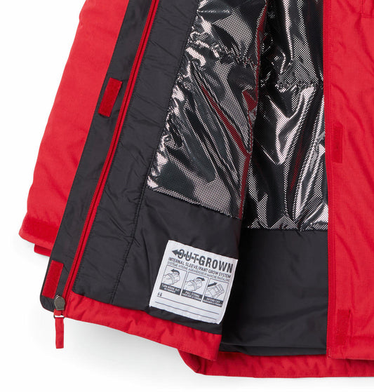 Columbia Kids Girls Red Suttle Mountain Long Insulated Jacket