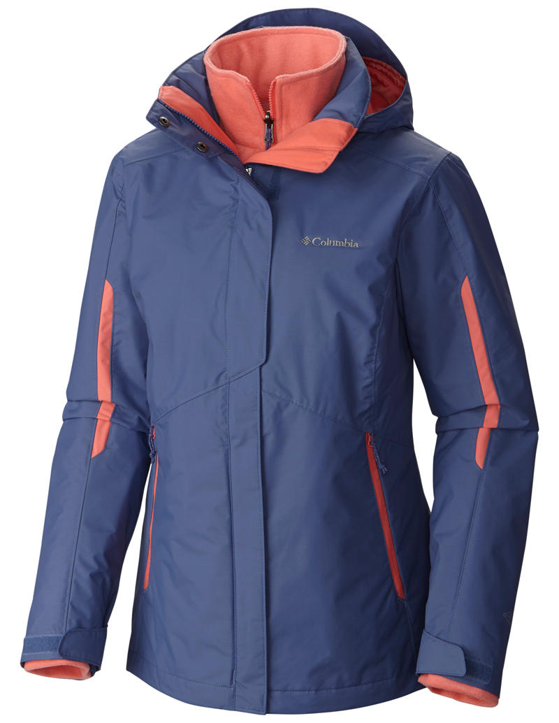Columbia Women Purple Bugaboo Interchange Jacket