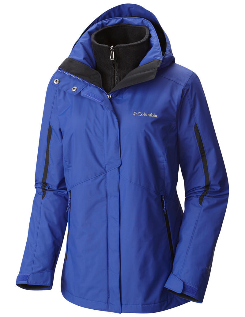 Columbia Women Purple Bugaboo Interchange Jacket