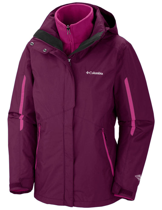 Columbia Women Purple Bugaboo Interchange Jacket