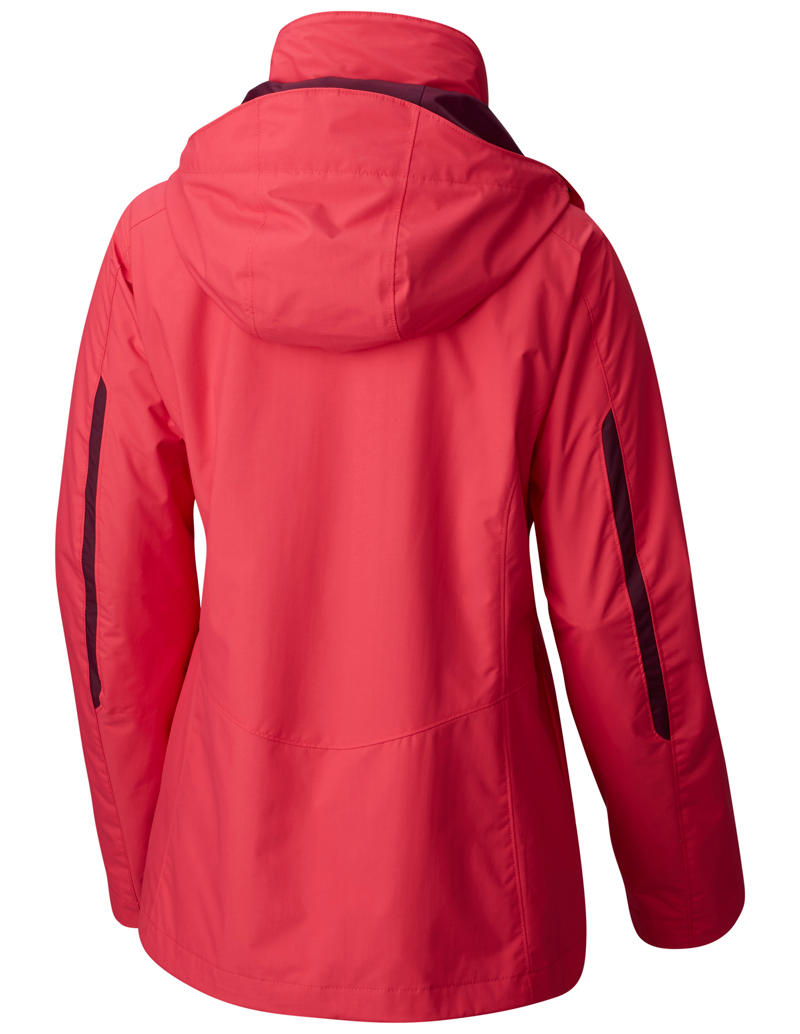 Columbia Women Red Bugaboo Interchange Jacket