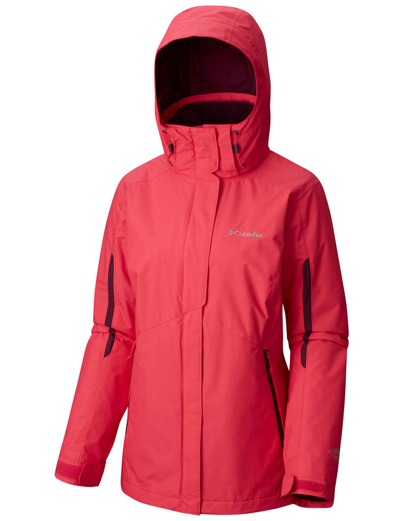 Columbia Women Red Bugaboo Interchange Jacket