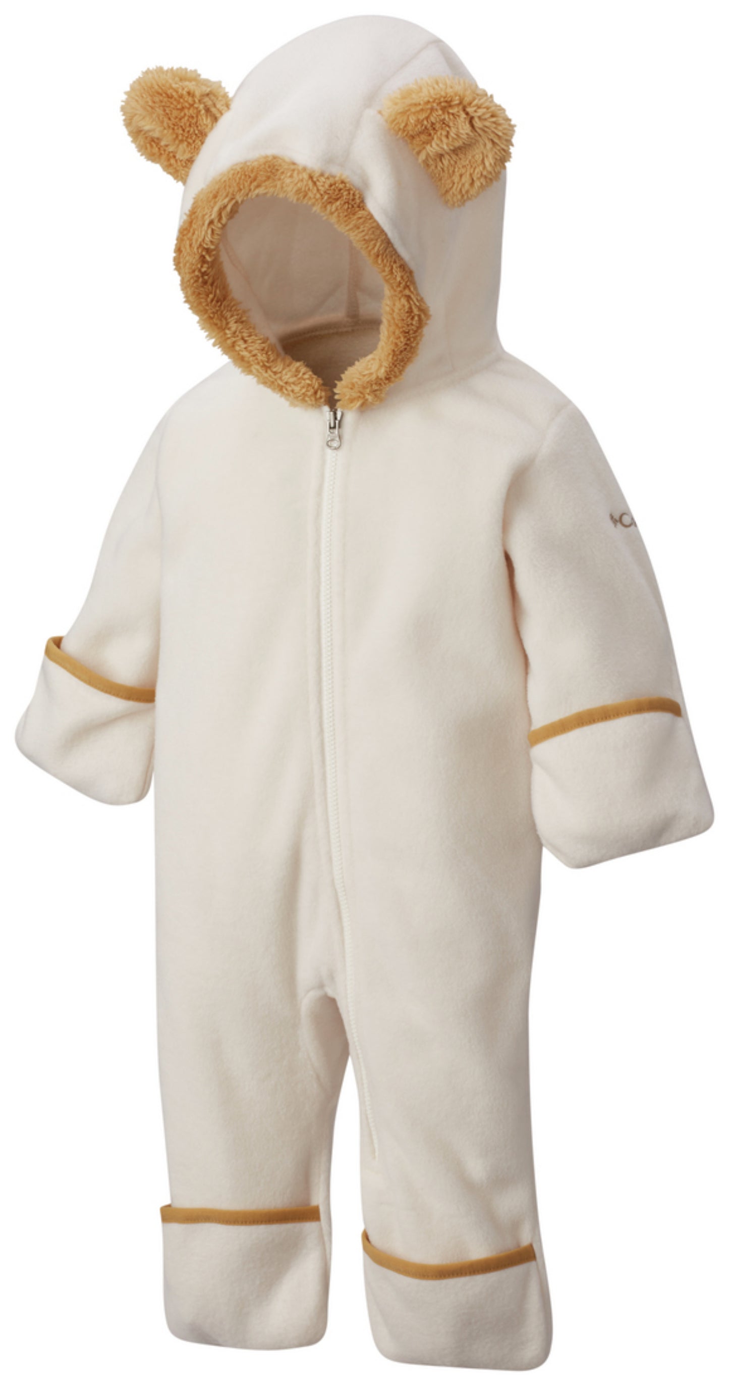 Columbia Kids Infant White Tiny Bear II Bunting Romper
