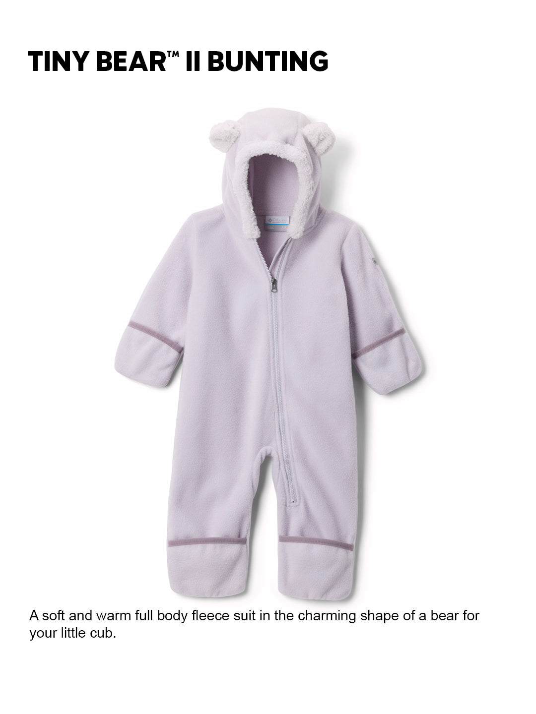 Columbia Kids Infant Purple Tiny Bear II Bunting Romper