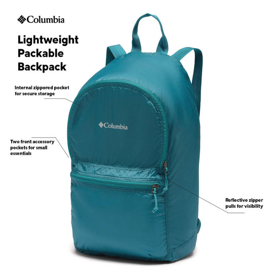 Columbia Unisex Blue Lightweight Packable Backpack 19 L