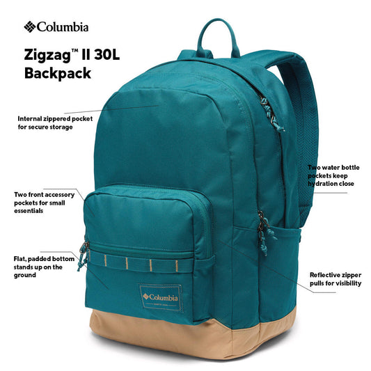 Columbia Unisex Blue Zigzag II Backpack 30 L