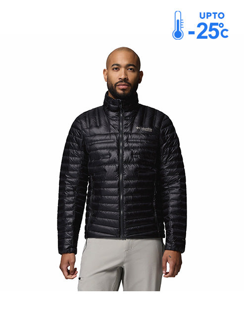 Columbia Men Black Omni-Heat Arctic Endevour Mountain Down Jacket