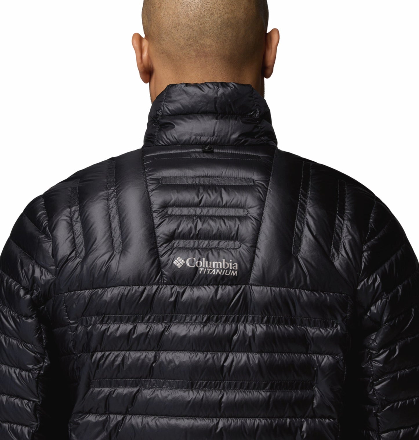 men black omni heat arctic endevour mountain down jacket