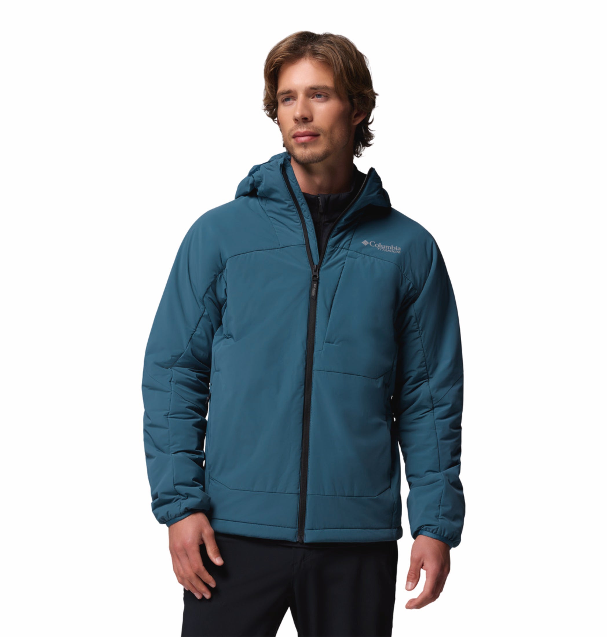 Columbia Men Teal OmniShield Silver Leaf Lite Down Jacket
