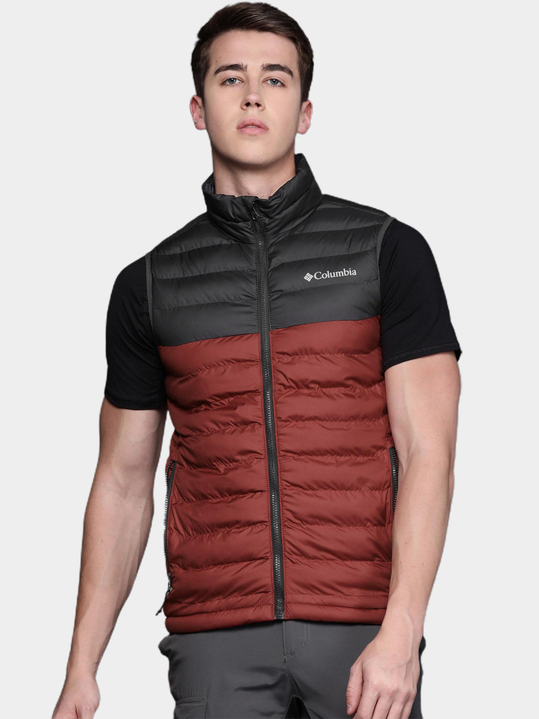 Columbia Men Red Powder Lite Vest
