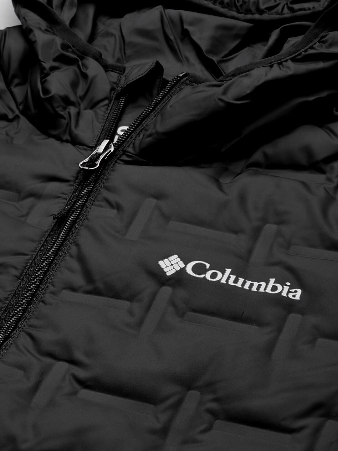 Columbia Men Black Delta Ridge Down Hooded Jacket