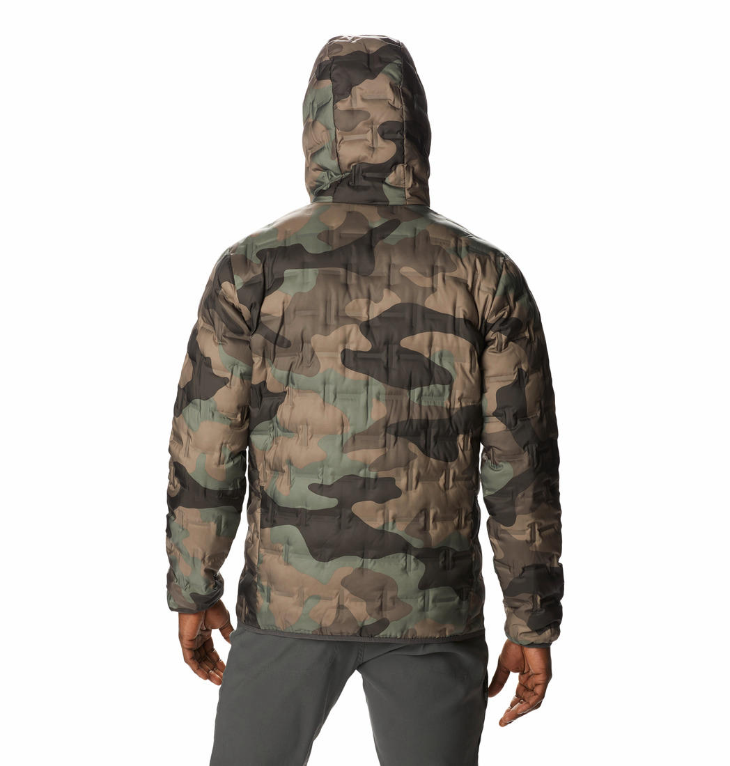 Columbia Men Green Delta Ridge Down Hooded Jacket