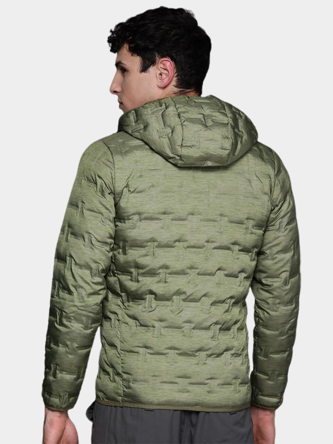 Columbia Men Green Delta Ridge Down Hooded Jacket